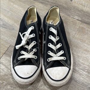 Classic Black and White Kids Sneakers
